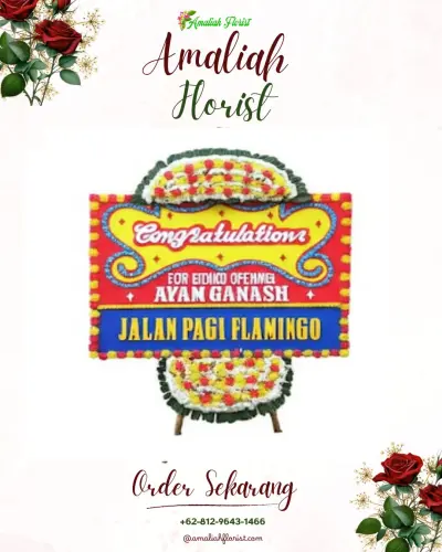 Bunga Papan Congratulation di Gotong Royong